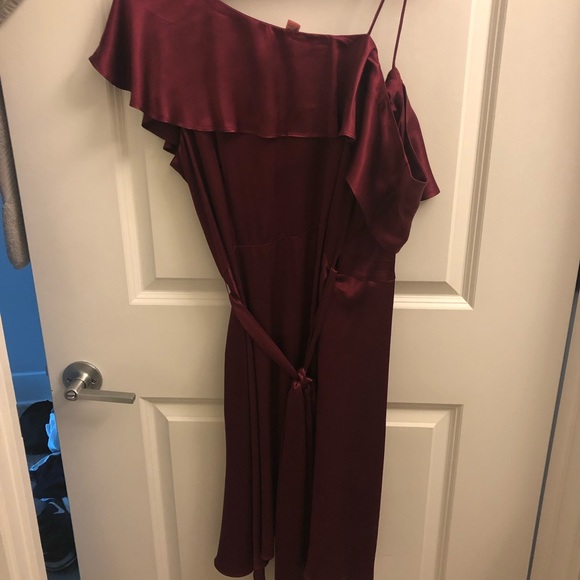 WAYF Asymmetrical Wrap Dress - Picture 6 of 6